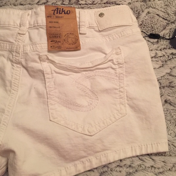 Ladies Silver Brand Short