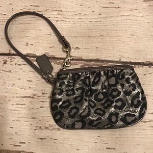 Coach Cheetah Wristlet