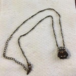 Bronze Locket Necklace