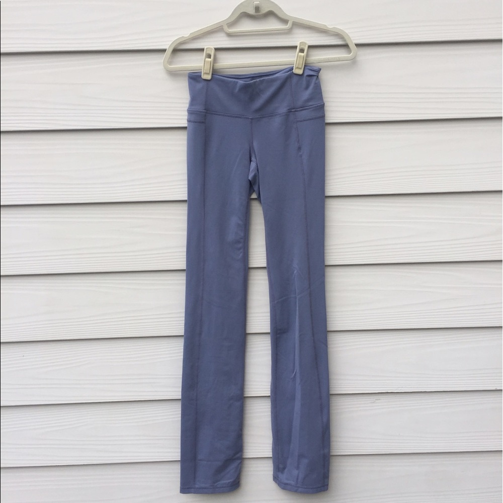 Gray athleta straight leg pants