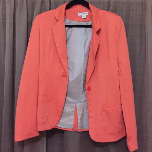 Peach blazer