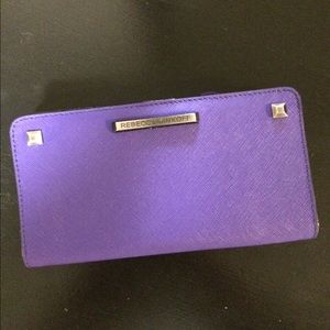Rebecca Minkoff Purple Stud Wallet