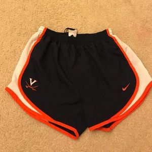 UVA Nike running shorts