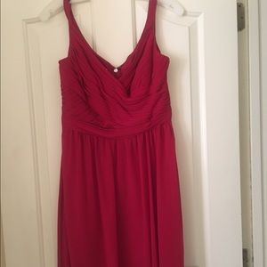 Apple colored formal/bridesmaid dress