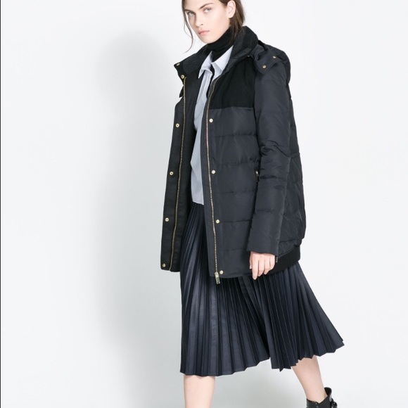 Women's ZARA puffer down coat