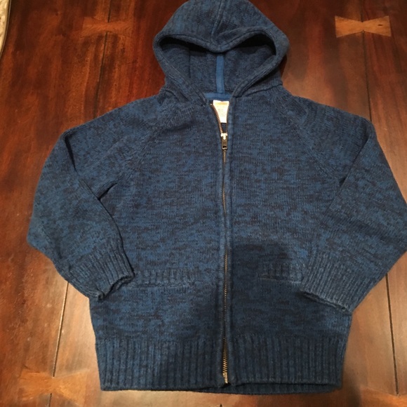 Gymboree Boys Zip Up Sweater Size Small 5-6