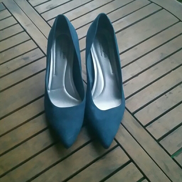 comfort plus Shoes - Teal pointy heels