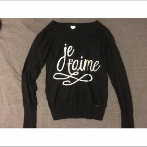 Garage "Je t'aime" sweater