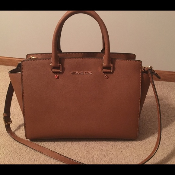 Michael Kors Selma Leather Satchel - Picture 2 of 4