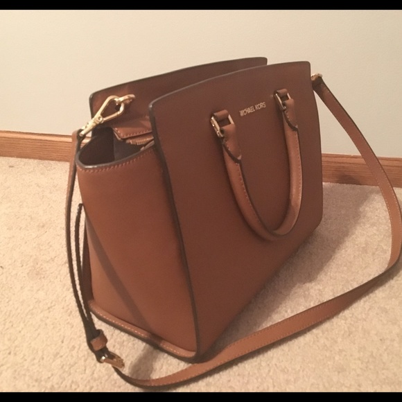 Michael Kors Selma Leather Satchel - Picture 3 of 4