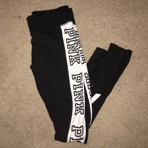 PINK Victorias Secret Black and White Sports Pant