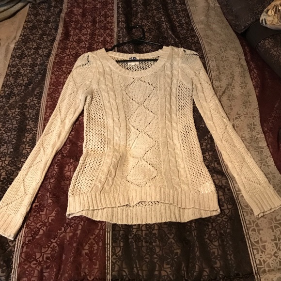 Pink Rose Knit Sweater