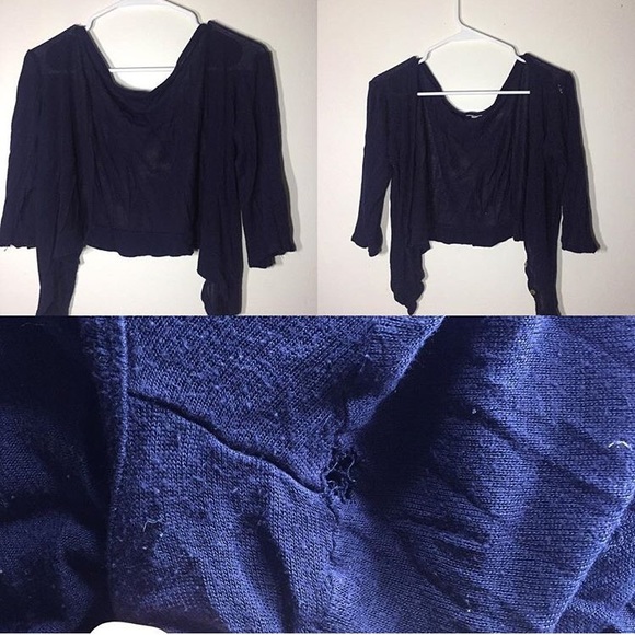 Navy sweater