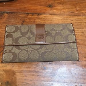 Faux Coach wallet