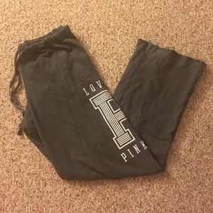 VS Pink grey Sweatpants