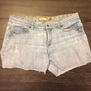 Paige Jimmy Jimmy Denim Distressed Shorts