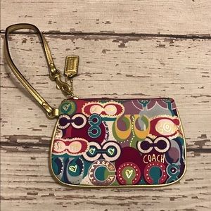 Coach Poppy Wristlet