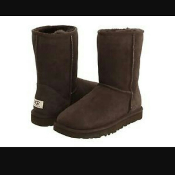 UGG Shoes - CHOCOLATE SHORT UGG BOOTS