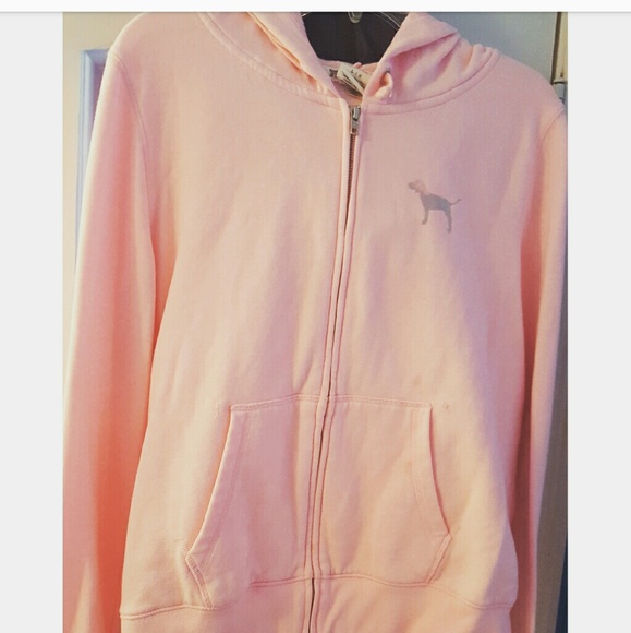 PINK Pink Zip up sweater - Picture 2 of 2