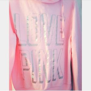 PINK Pink Zip up sweater