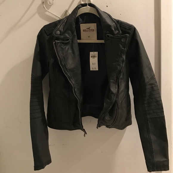 Faux leather jacket