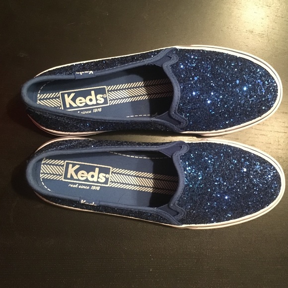 Brand New Blue Sparkle Keds.