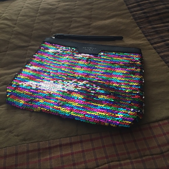 Victoria Secret Sequin Bling Mini pouch !