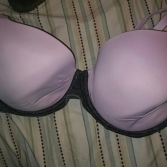 Lightly lined pink bra