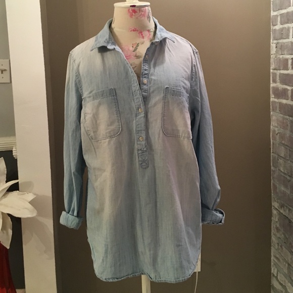 Merona Tops - Light denim tunic