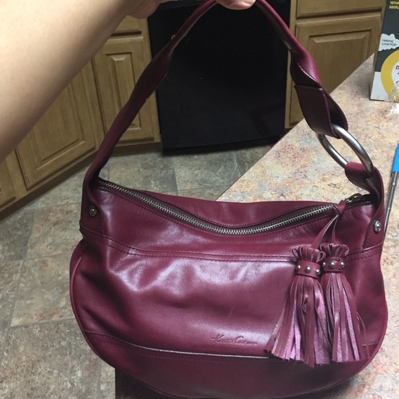 Kenneth Cole New York Leather shoulder purse