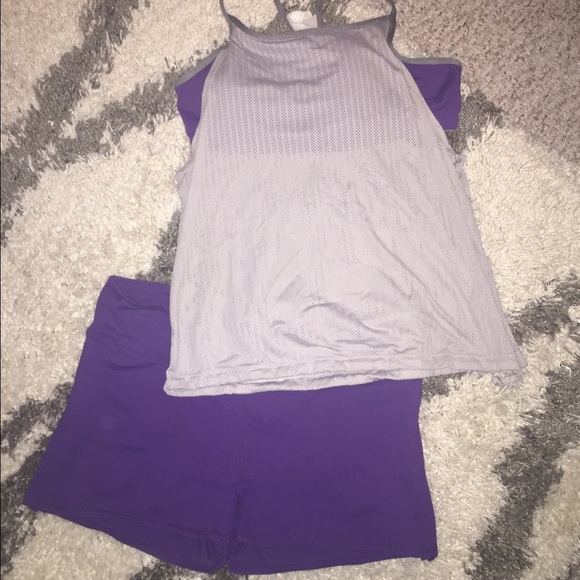 Fabletics Shorts and Tank workout set