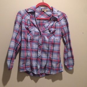 Red, White, & Blue Dress Flannel