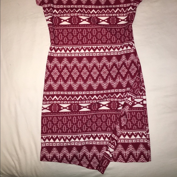 Red tribal mini dress - Picture 2 of 4