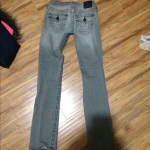 Faded grey True Religion jeans size 26