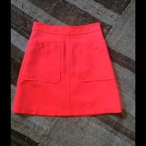 Marc by Marc Jacobs   neon orange skirt in size:4