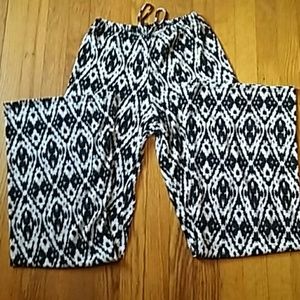 Elan Stretch Size Med Pallazo Pants