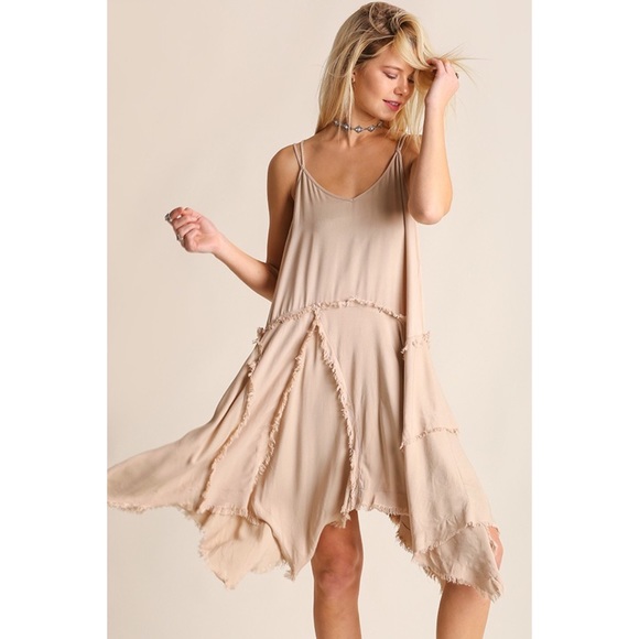 Free People Dresses & Skirts - 🍍ONE LEFT! 🍍Swept Away Sharkbite Tank Dress