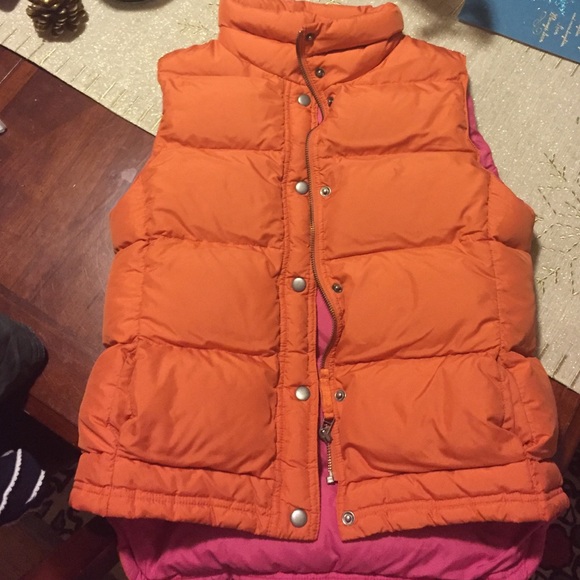 Jcrew factory down vest size small