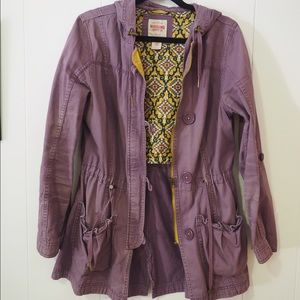 Mossimo Muted Purple Utility Jacket - Size L