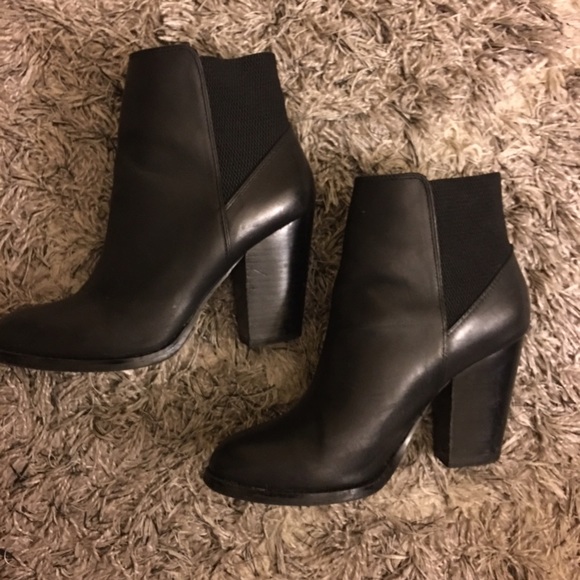 Aldo black booties