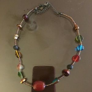 Multi colored  stone necklace