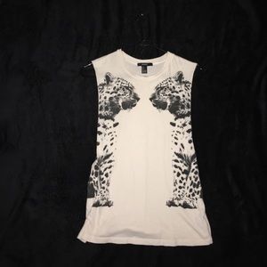 Leopard muscle tee