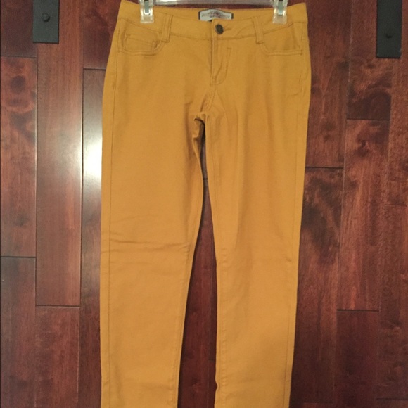 Mustard skinny Iris jeans