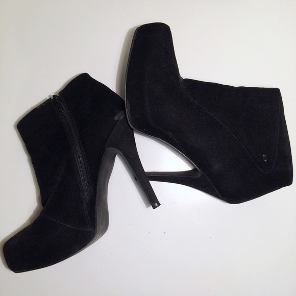 Charlotte Russe 5" Black Ankle Boots