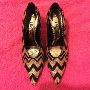 J. Renee chevron style heels