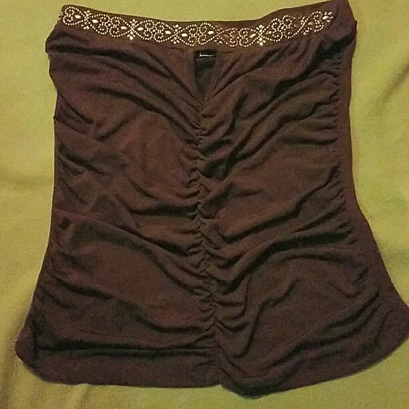 Studded tube top