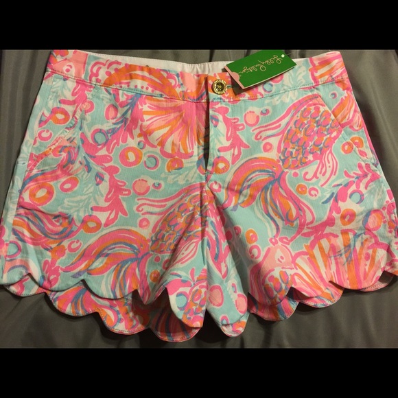 Lilly pulitzer size 2 pink pout buttercup shorts