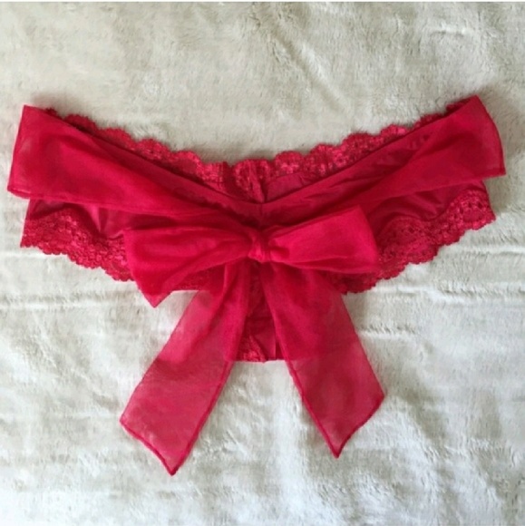 NWT VS Bow Medium Tie Panty - Picture 3 of 5