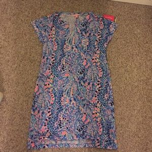 Lilly Pulitzer Duval cap sleeve t shirt dress NWT