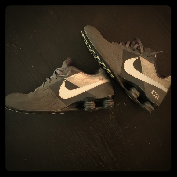 Nike shox men shoes 12 gray